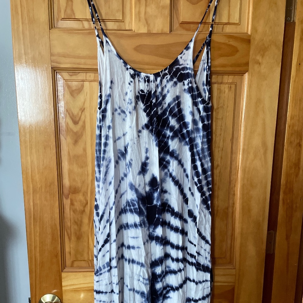 Tie dye maxi dress